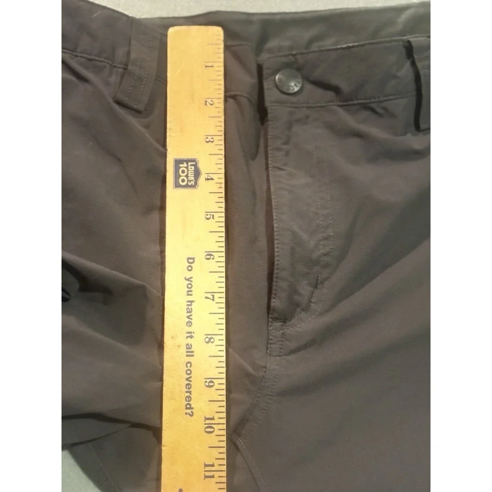 The North Face Men's Pants 38 Convertible Hiking Gray Pants Shorts  Zip Off Legs